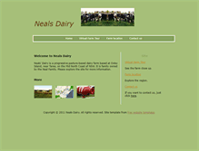 Tablet Screenshot of nealsdairy.com